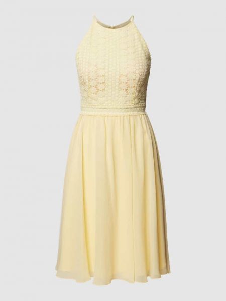 Sukienka midi Luxuar żółta