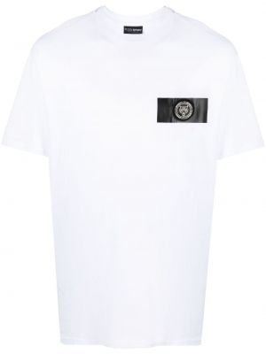 T-shirt en coton Plein Sport blanc