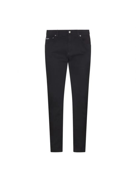 Slim fit jeans mit normaler passform Dolce&gabbana schwarz