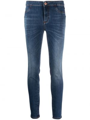 Slim fit skinny jeans aus baumwoll Armani Exchange blau