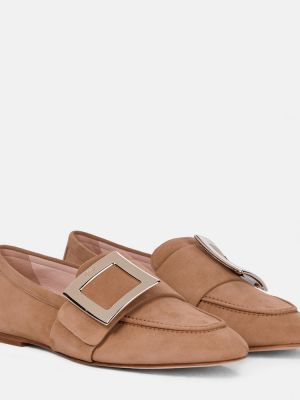 Pantofi loafer din piele de căprioară Roger Vivier