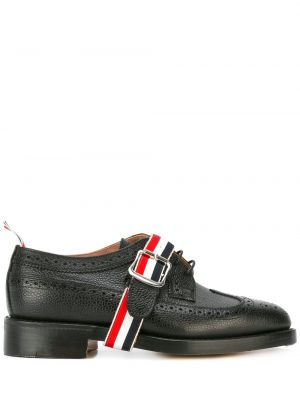 Zapatos oxford a rayas Thom Browne negro