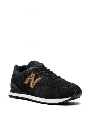 Sneaker mit leopardenmuster New Balance 574 schwarz