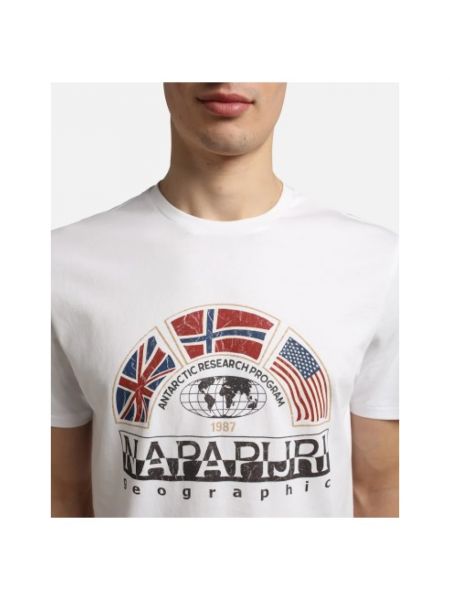 Camisa manga corta Napapijri blanco