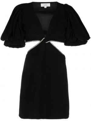 Krištáľové mini šaty A.l.c. čierna