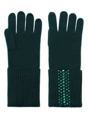 Кашемировые перчатки William Sharp зеленые