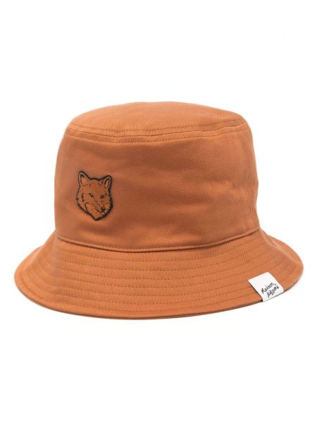 Puuvillased müts Maison Kitsuné pruun