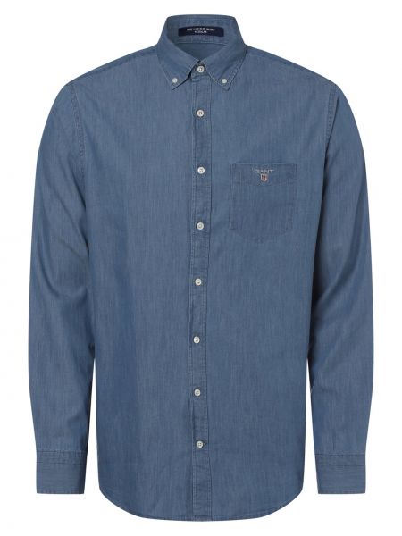 Gant - Koszula męska, niebieski