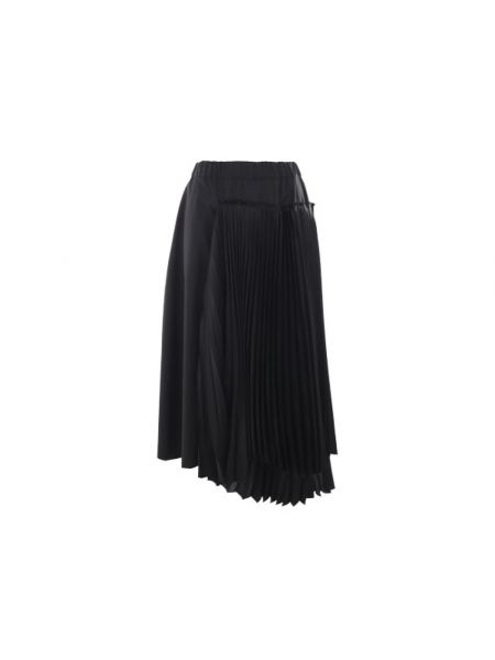 Spódnica midi wełniana plisowana Noir Kei Ninomiya czarna