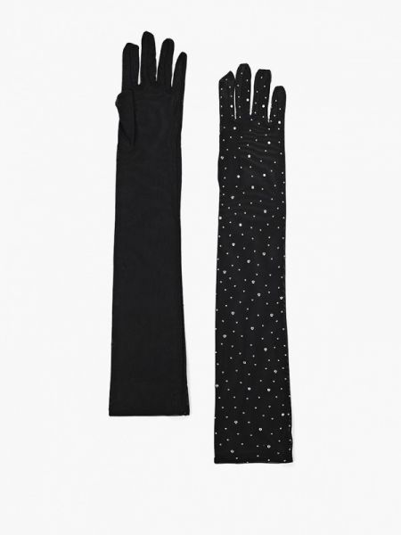 Черные перчатки Nadia Piskun