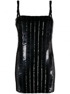 Mini šaty The Attico černé