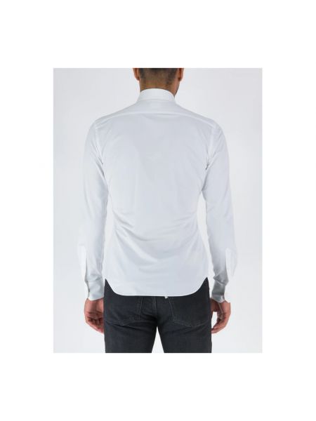 Camisa a rayas formal Xacus blanco