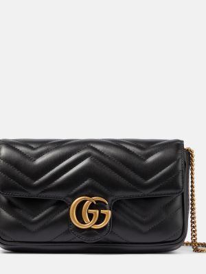 Collana di pelle Gucci nero