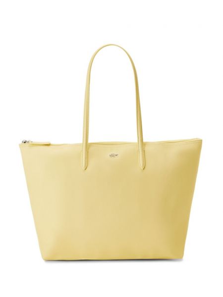 Nákupná taška Lacoste žltá