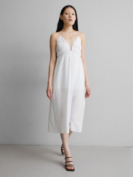 Белое длинное платье Designers Remix