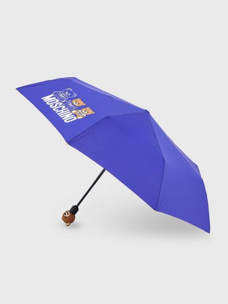 Fioletowy parasol Moschino