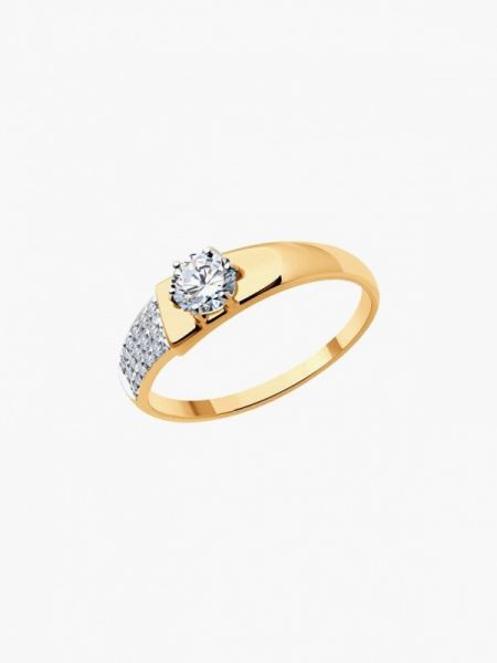 Кольцо Diamant золотое