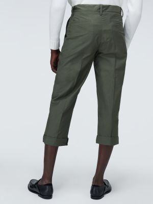 Plisované kalhoty Nanushka zelené