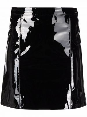Kožená sukně Manokhi - černá