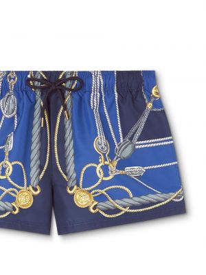 Mustriline lühikesed püksid Versace sinine