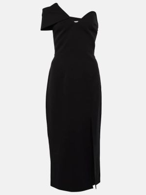 Ασύμμετρη μίντι φόρεμα Safiyaa μαύρο