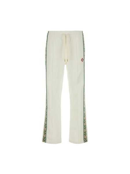 Pantaloni di cotone Casablanca bianco