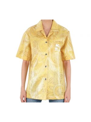 Camisa de nailon Etro amarillo