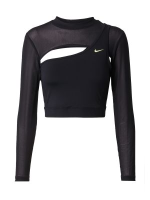 Тениска с дълъг ръкав Nike черно