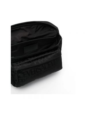 Nylonowy plecak Versace czarny