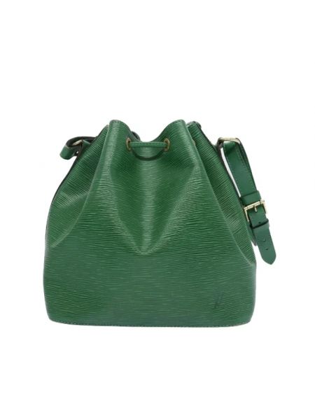 Torba skórzana retro Louis Vuitton Vintage zielona