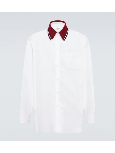 Chemise en coton Valentino blanc