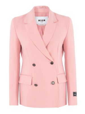 Пиджак Msgm розовый