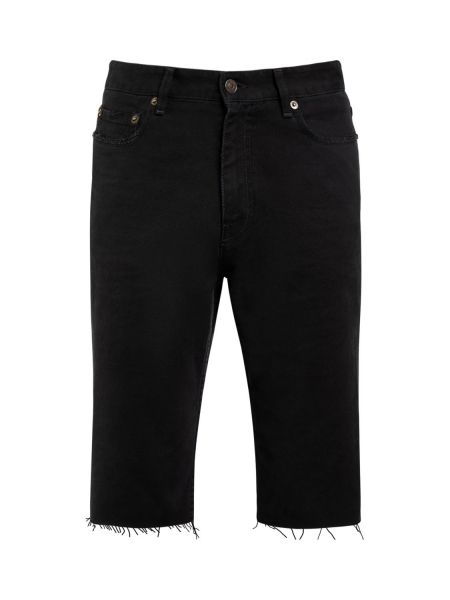 Pantalones cortos de algodón Balenciaga negro