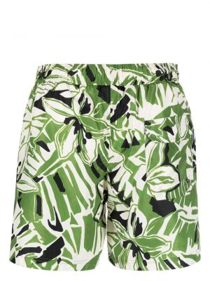 Geblümte shorts mit print Palm Angels grün