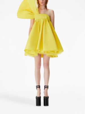 Robe de soirée asymétrique Nina Ricci jaune