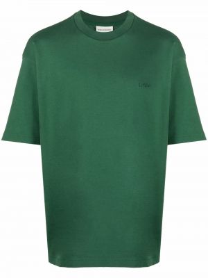 Тениска бродирана Drôle De Monsieur зелено