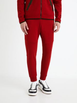 Sportovní kalhoty Celio červené