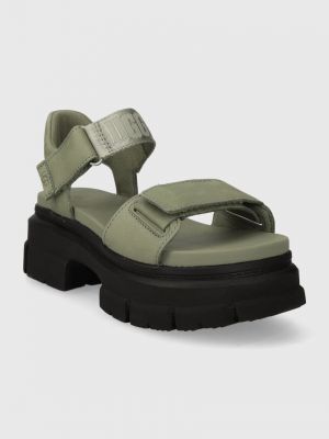 Sandale s platformom Ugg zelena