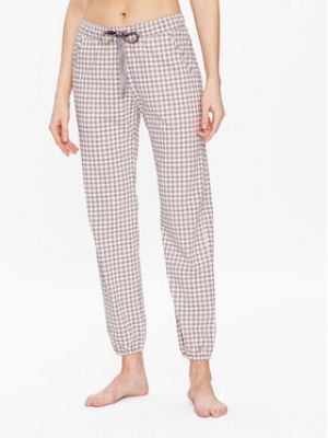 Triumph Pantaloni pijama Mix & Match 10215196  Regular Fit - Maro