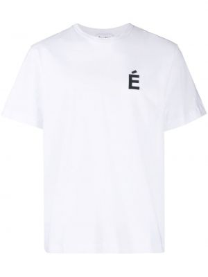 T-shirt aus baumwoll études weiß