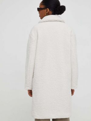 Oversized kabát Answear Lab bílý