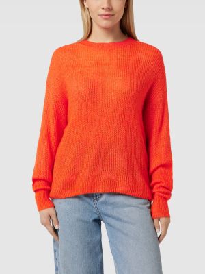 Dzianinowy sweter Esprit Collection pomarańczowy