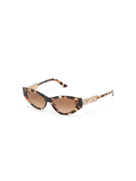 Okulary przeciwsłoneczne gradientowe Versace brązowe