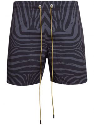 Pantaloni scurți cu imagine cu model zebră Rhude