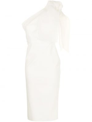 Sukienka koktajlowa z kokardką oversize Rachel Gilbert biała