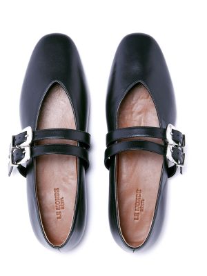Chaussures de ville à lacets en cuir sans lacets Le Monde Beryl noir