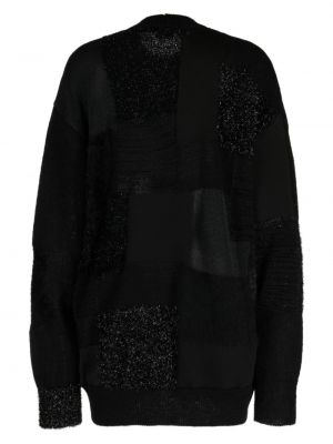 Džemperis ar apaļu kakla izgriezumu Junya Watanabe melns