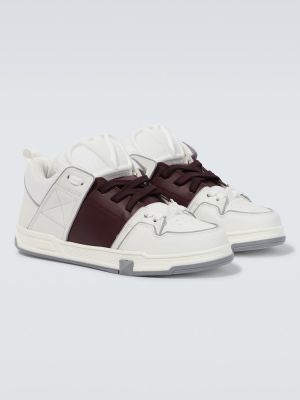 Sneakers di pelle Valentino Garavani bianco