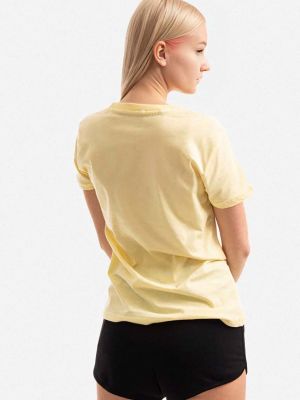 Bavlněné tričko Alpha Industries žluté
