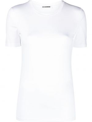 Camiseta con bordado Jil Sander blanco